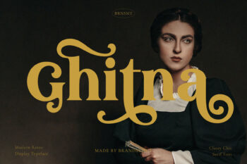Ghitna – Retro Serif Font