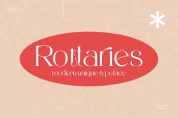 Rottaries – Modern Unique Serif Font
