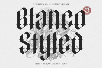 Blanco Styled – A Modern Blackletter