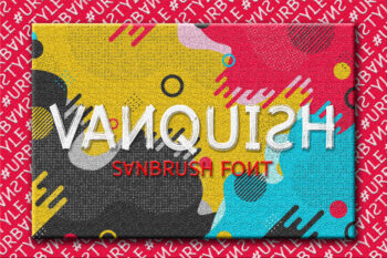 Vanquish | Brush Font