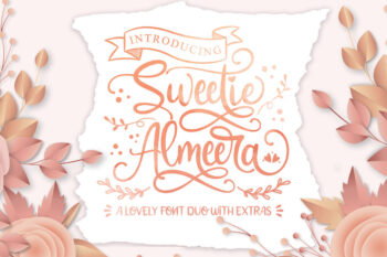 Sweetie Almeera Font Duo
