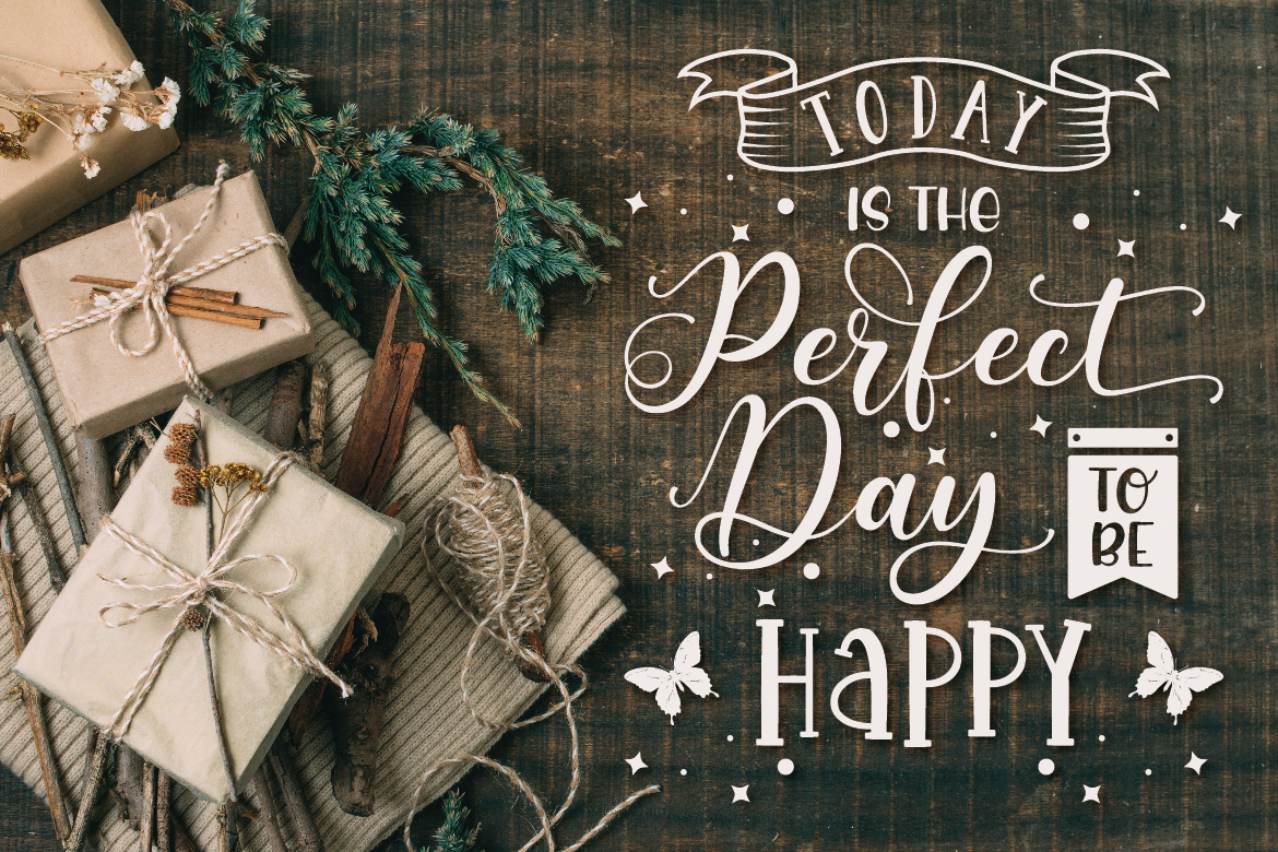 Magic Winter – Modern Calligraphy – Circle Font