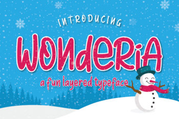 Wonderia | Display Font