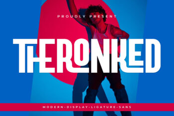 Theronked - Modern Ligature Sans