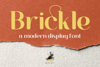 Brickle - Display Font