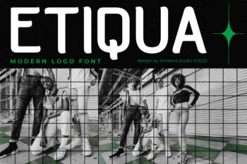 Etiqua - Modern Logo Font