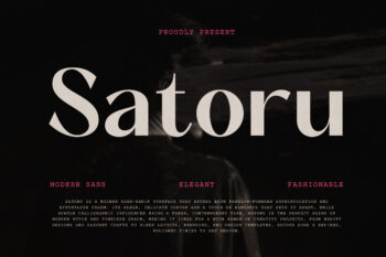 Satoru - Modern Sans