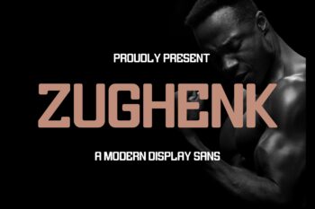 Zughenk - Modern Display Sans