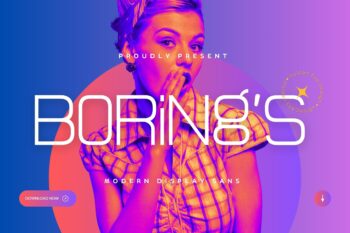 Boring's - Modern Display Sans