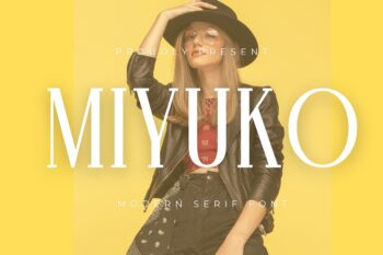 Miyuko | Modern Serif Font