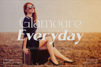 Glamoure Everyday | Serif Family
