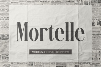 Mortelle - Condensed Serif Font