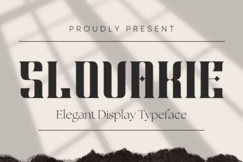Slovakie – Elegant Display Typeface