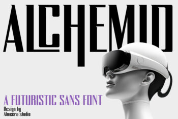 Alchemio - Futuristic Display Font