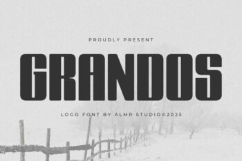 Grandos - Logo font