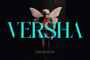 Versha - Stencil Serif Font