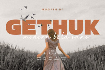 Gethuk - Modern Bold Sans
