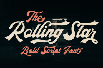 The Rollingstar - Bold Script