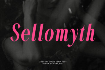Sellomyth - Italic serif font