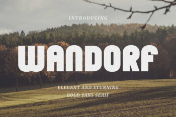 Wandorf – Elegant Bold Sans