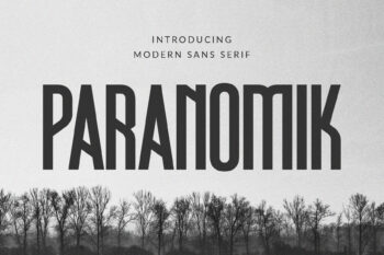 Paranomik – Modern Condensed Sans Serif