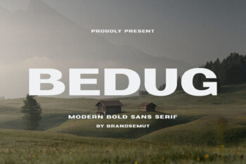 Bedug - Modern Bold Sans Serif