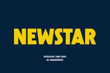 Newstar - Nostalgic Sans Serif