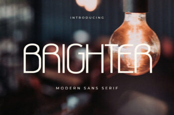 Brighter – Modern Sans Serif