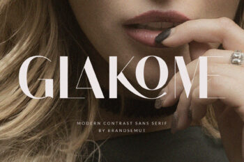 Glakome – Modern Contrast Sans Serif