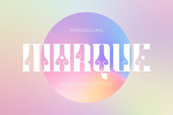 Marque | Unique Typeface
