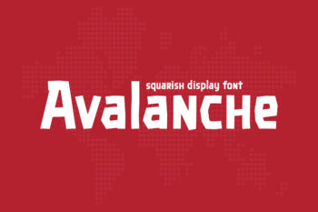Avalanche - Display Font