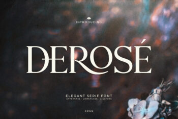 DEROSÉ – Elegant Serif Font