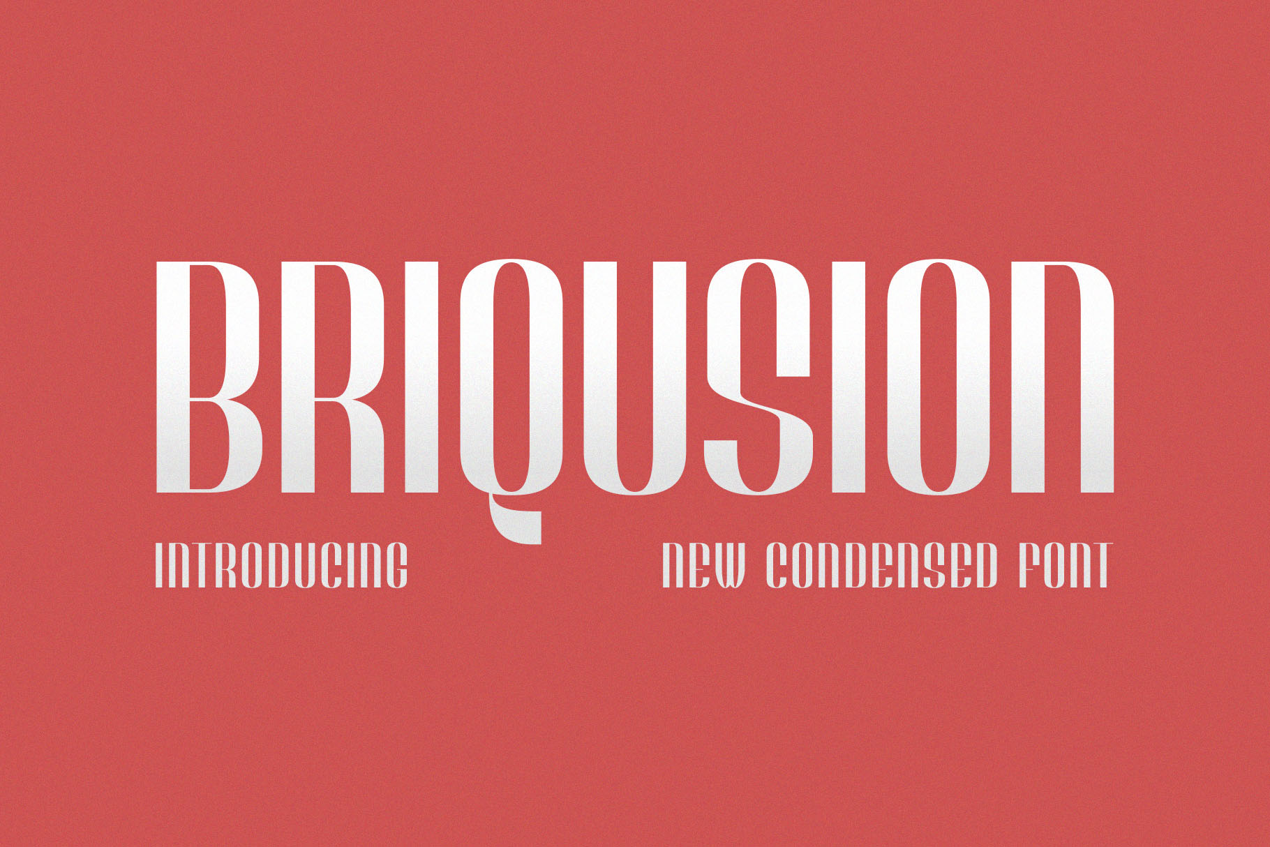Briqusion – Retro Condensed Sans Serif Font