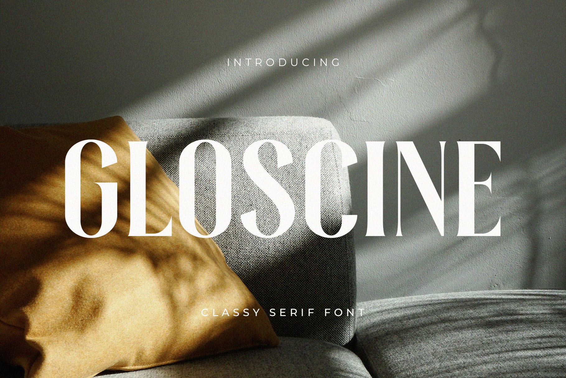 Gloscine – Classy Condensed Serif Font