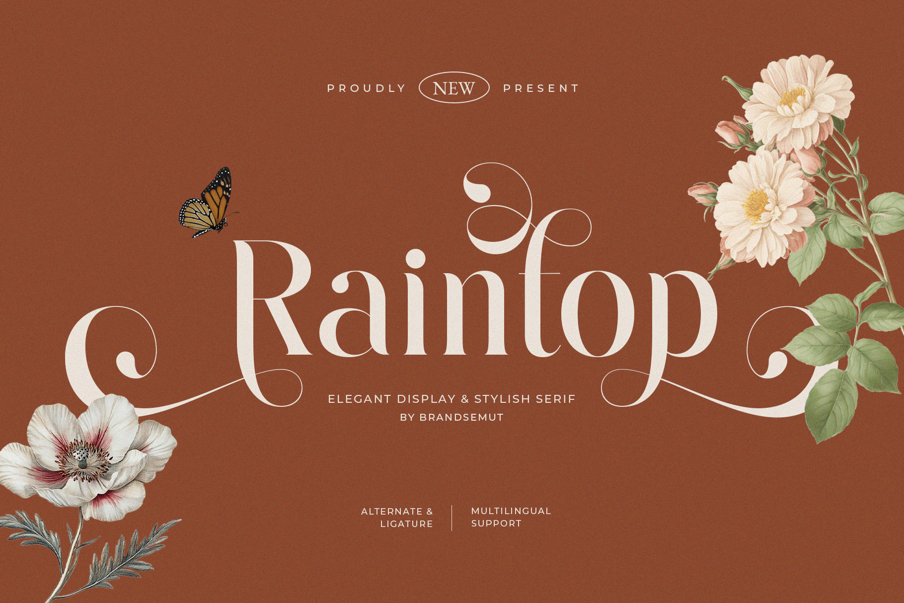 Raintop – Elegant & Stylish Serif Font