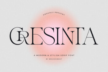 Cresinta – Modern & Stylish Serif Font