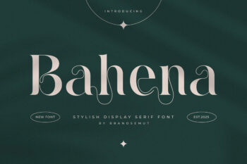 Bahena – Elegant Modern Serif Font