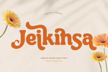 Jeikinsa – Retro Display Serif Font