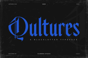 Qultures – Blackletter Typeface