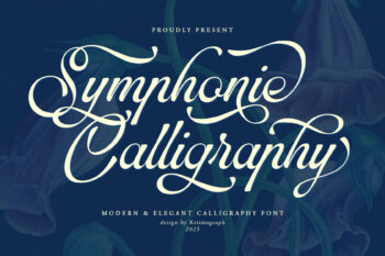 Symphonie Calligraphy – Modern & Elegant Font
