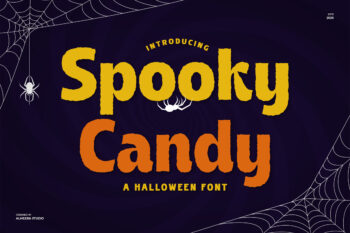 Spooky Candy – Halloween Font