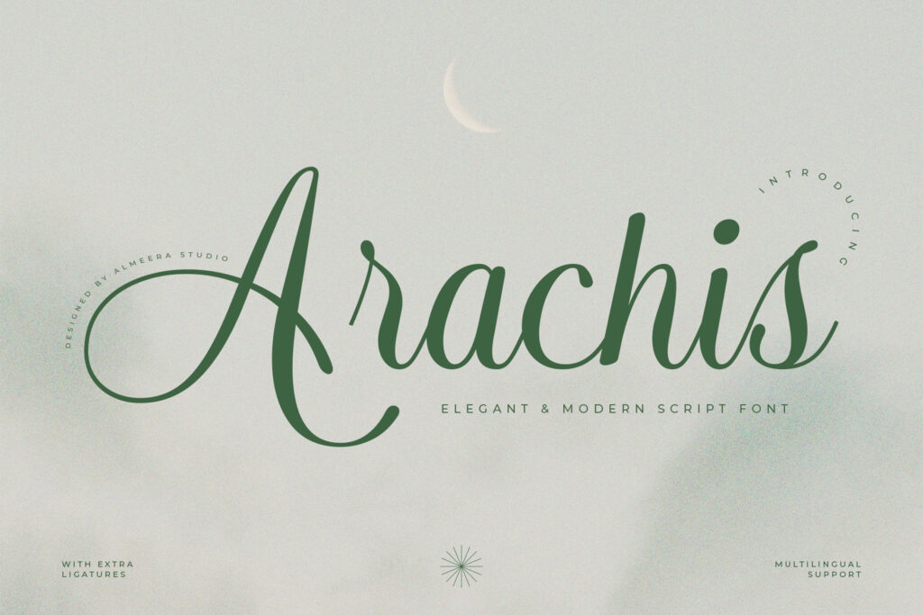 Script Font – Circle Font
