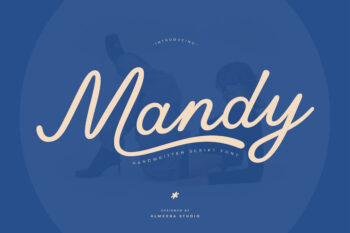 Mandy – Handwritten Script Font