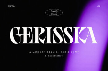 Gerisska – Elegant & Modern Stylish Serif Font