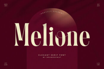 Melione – Elegant Modern Serif Font