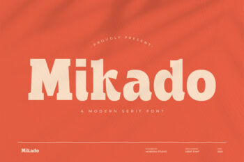 Mikado – Modern Serif Font