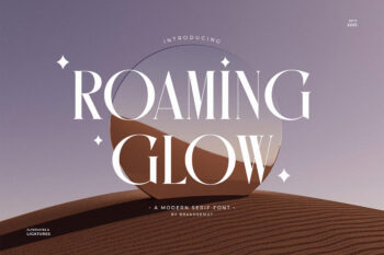 Roaming Glow – Elegant Modern Serif Font