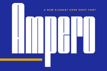 Ampero - Condensed Sans