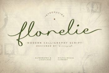 Florelie – Modern Calligraphy Script