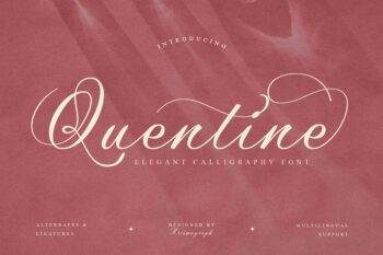 Quentine – Elegant Calligraphy Font